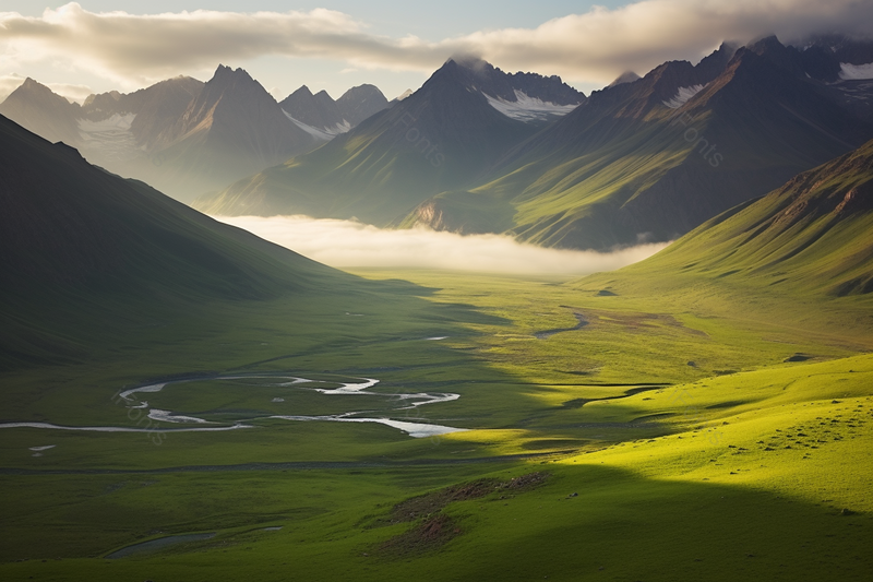 绿色背景山川湖泊著名景点户外摄影图,高清,摄影图,摄影图片,图片大全,摄影图免费下载